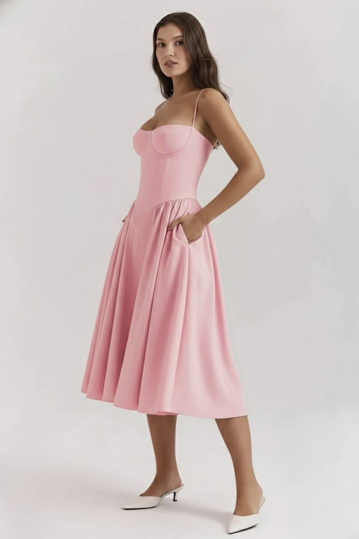 Kiki | Retro-Inspired Midi Dress
