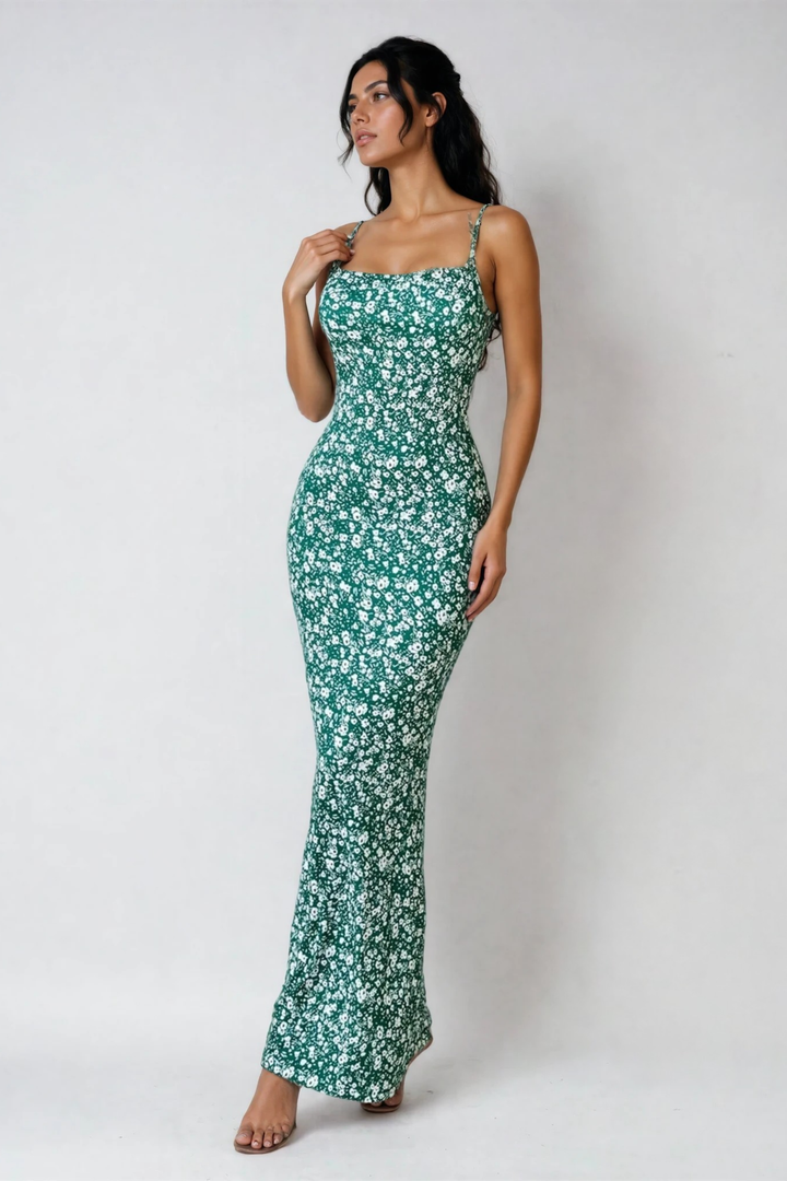 Selene | Fitted Maxi Dress