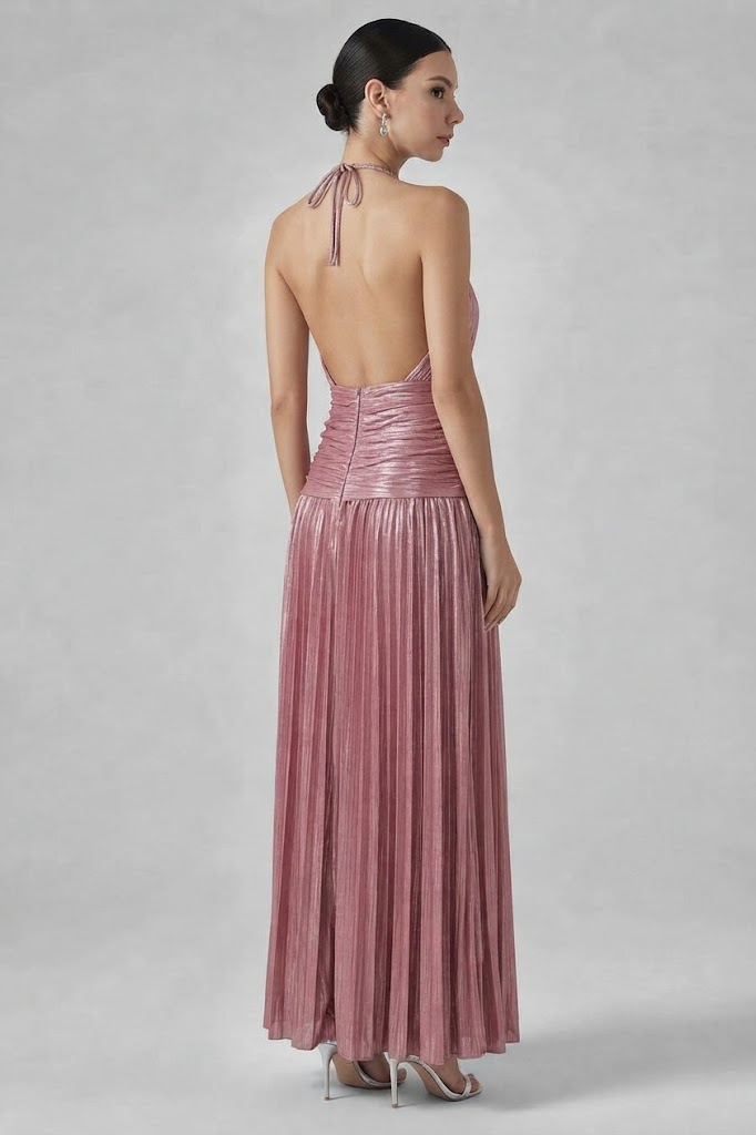 Giselle | Bandage Tassel Sleeveless Maxi Dress