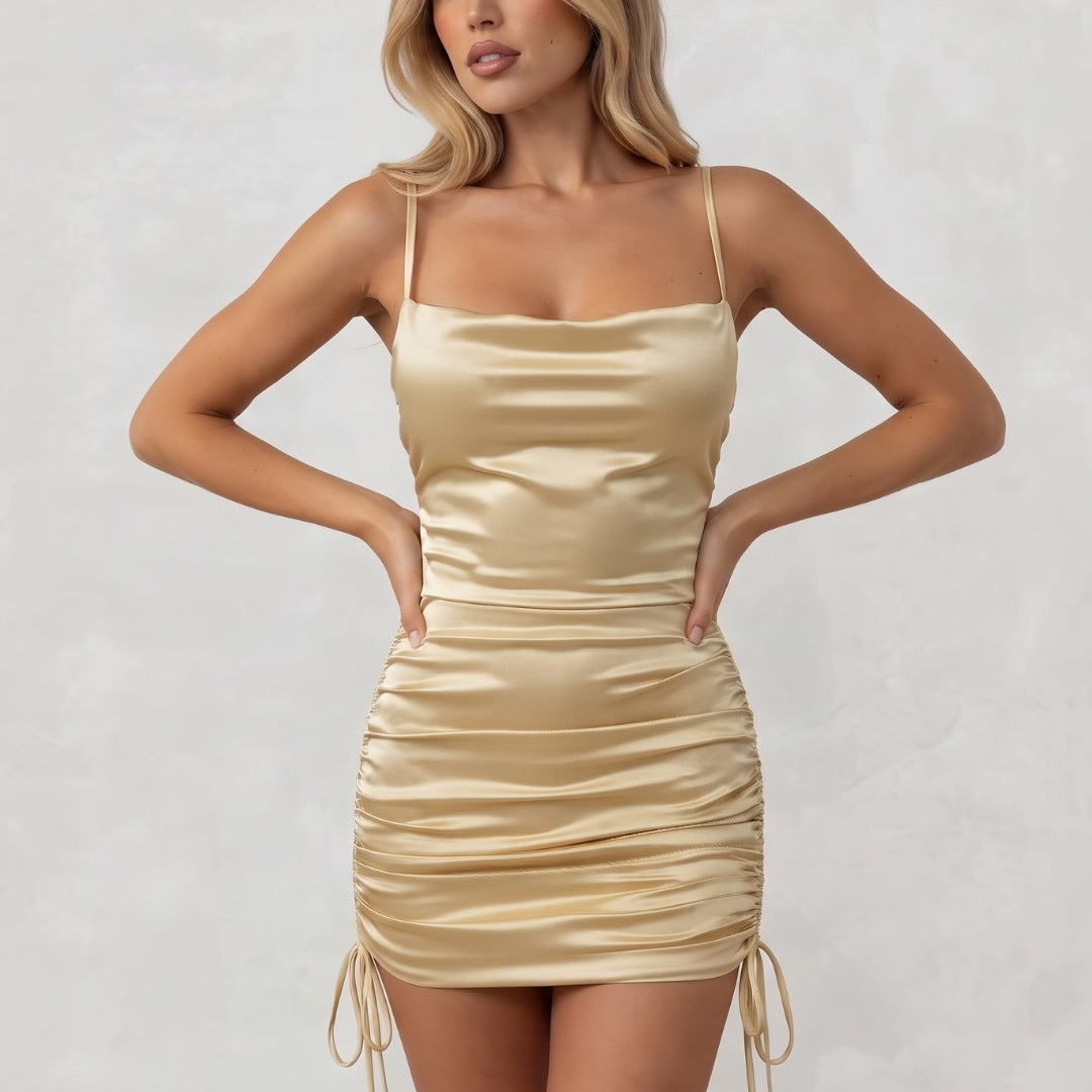 Marin | Mini Dress with Wrap Front