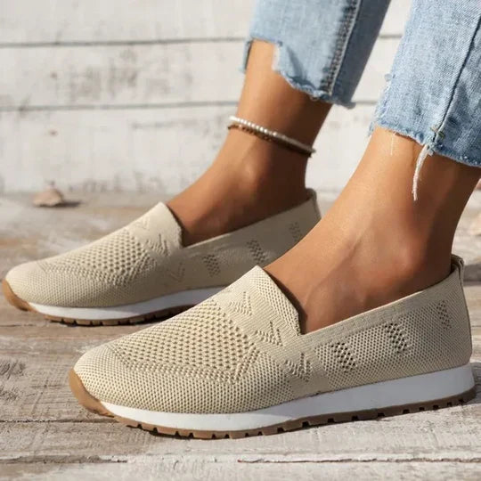 Women's Breathable Knit Slip-On Sneakers Lightweight