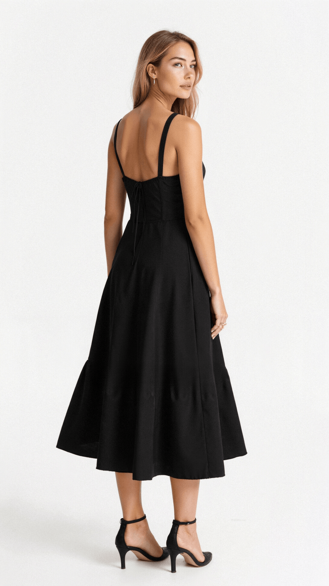 Kiana | Fitted Midi Dress with Defined Waist