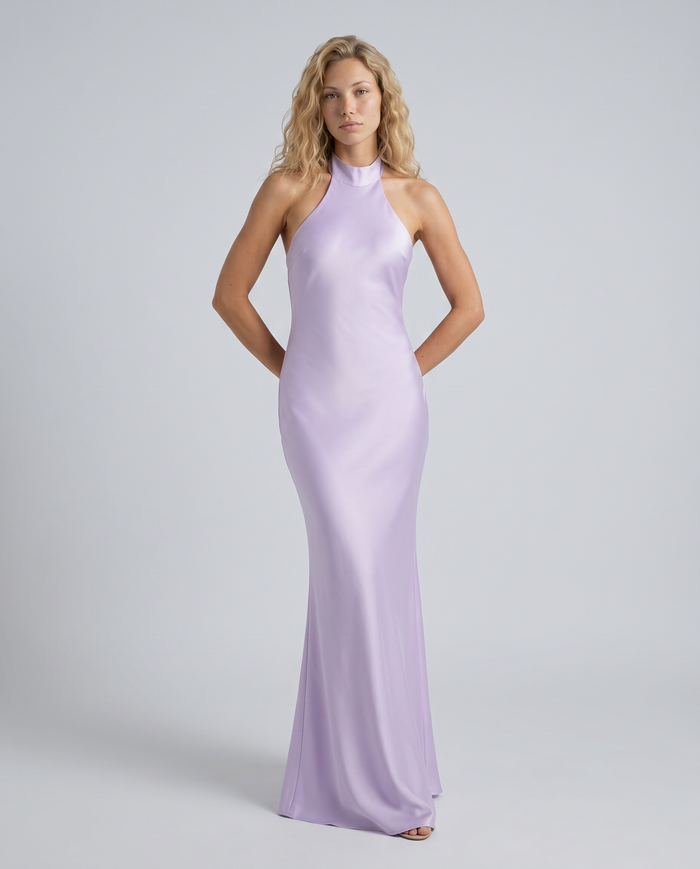 Patricia | Maxi Dress with Halter Neck