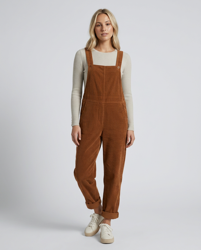 Naomi | Corduroy Jumpsuit with Adjustable Straps
