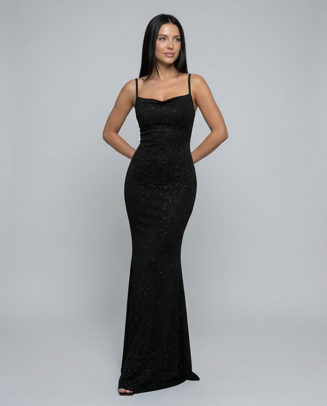 Aria | Maxi Dress with Cross-Back Detail