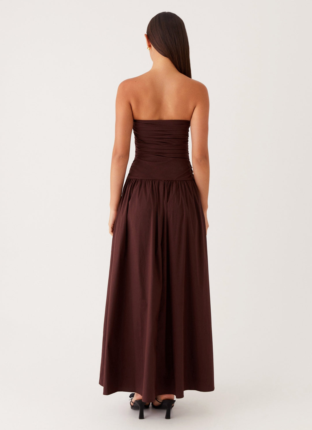 Norma | Cowl Neck Slinky Bias Cut Maxi Dress