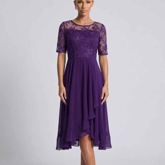 Rosette | Flowy Midi with Lace Bodice